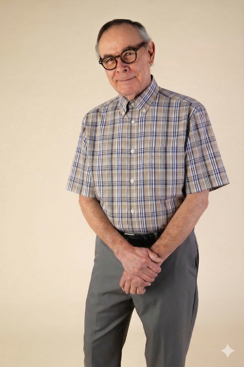 Short Sleeve Sport Shirt With VELCRO® Fasteners for men by Buck & Buck, and available in different sizes. This tops item is part of our shirts collection.