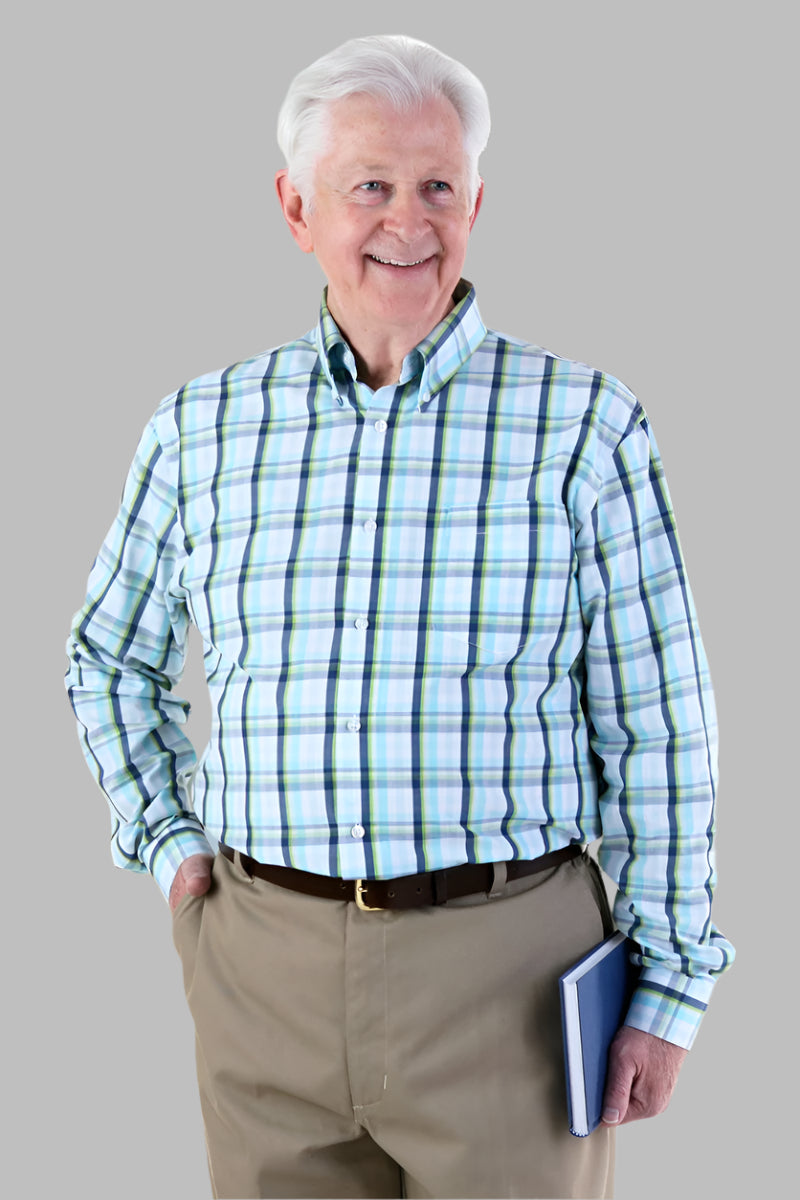 Long Sleeve Snap Back Sport Shirt for men by Buck & Buck in Blue, and available in different sizes. This tops item is part of our shirts collection.