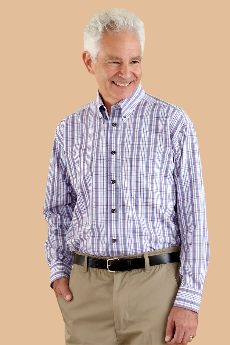 Long Sleeve Snap Back Sport Shirt for men by Buck & Buck in Tan/Beige, and available in different sizes. This tops item is part of our shirts collection.