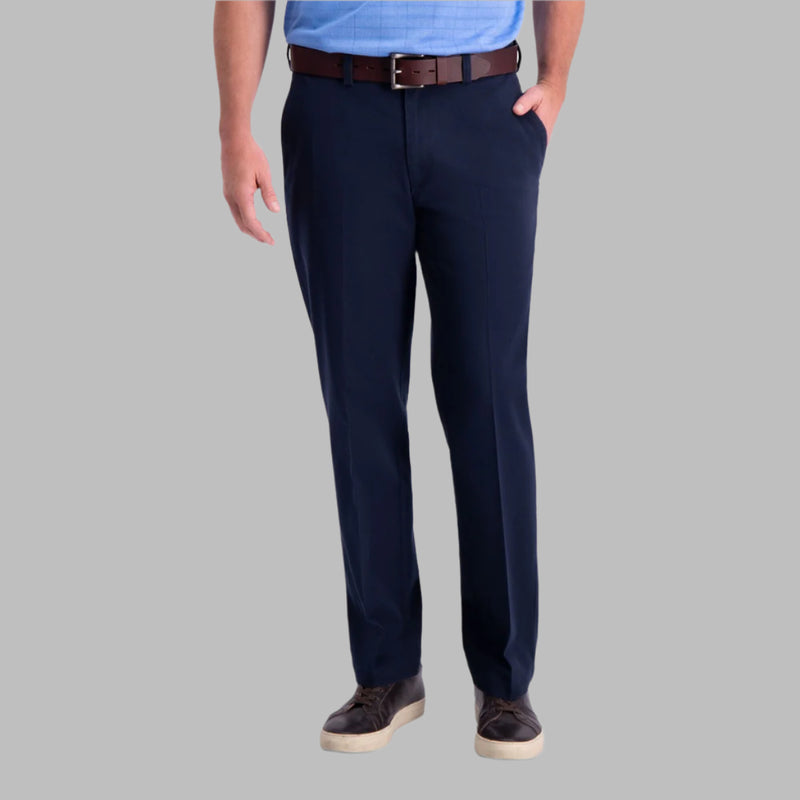 Cotton Slacks With VELCRO® Fasteners Fly for men by Buck & Buck in Navy, and available in different sizes. This bottoms item is part of our trousers collection.