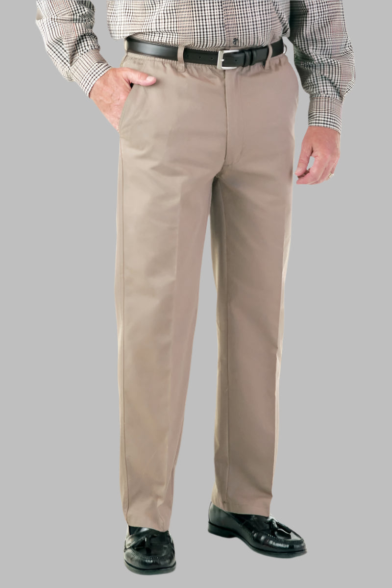 Twill Zip-Fly Putter Pants for men by Buck & Buck in Gray, and available in different sizes. This bottoms item is part of our trousers collection.