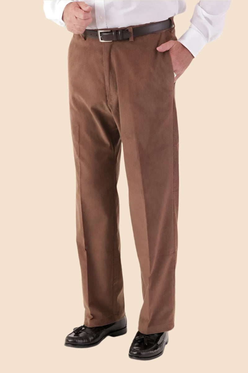 Corduroy Slacks for men by Buck & Buck in Gray, and available in different sizes. This bottoms item is part of our trousers collection.