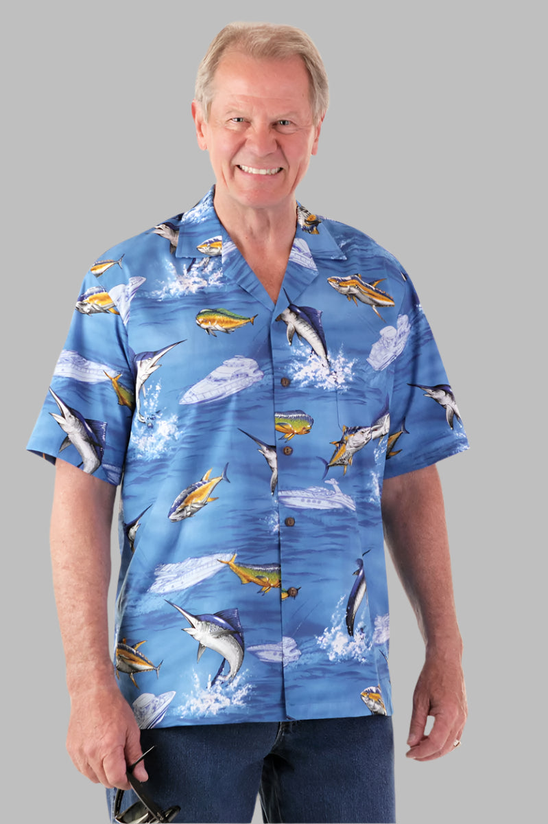 Hawaiian Shirt for men by Buck & Buck, and available in different sizes. This tops item is part of our shirts collection.