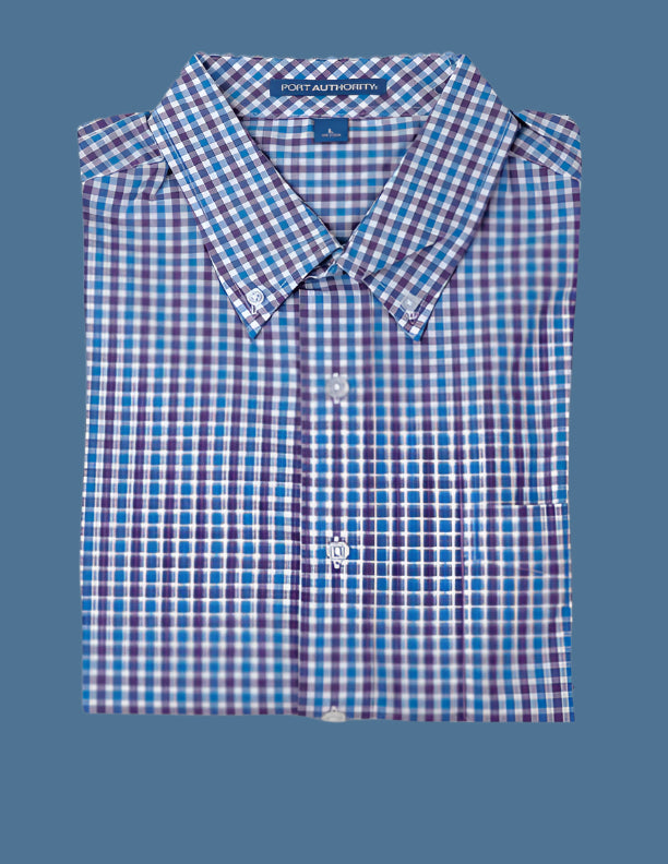 Long Sleeve Gingham Shirt With VELCRO® Fasteners for men by Buck & Buck in Gray, and available in different sizes. This tops item is part of our shirts collection.
