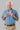 Men's Short Sleeve Denim Shirt With VELCRO® Fasteners