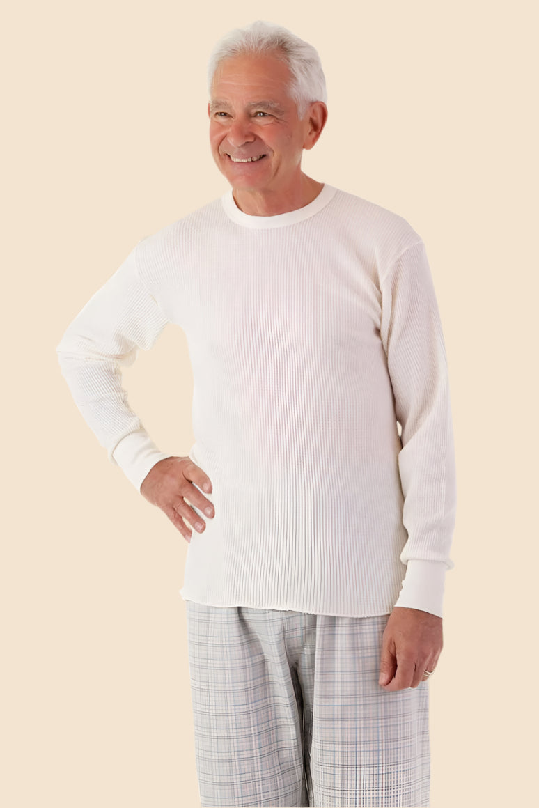 Thermal Top for men by Buck & Buck in Cream, and available in different sizes. This tops item is part of our men's long johns collection.