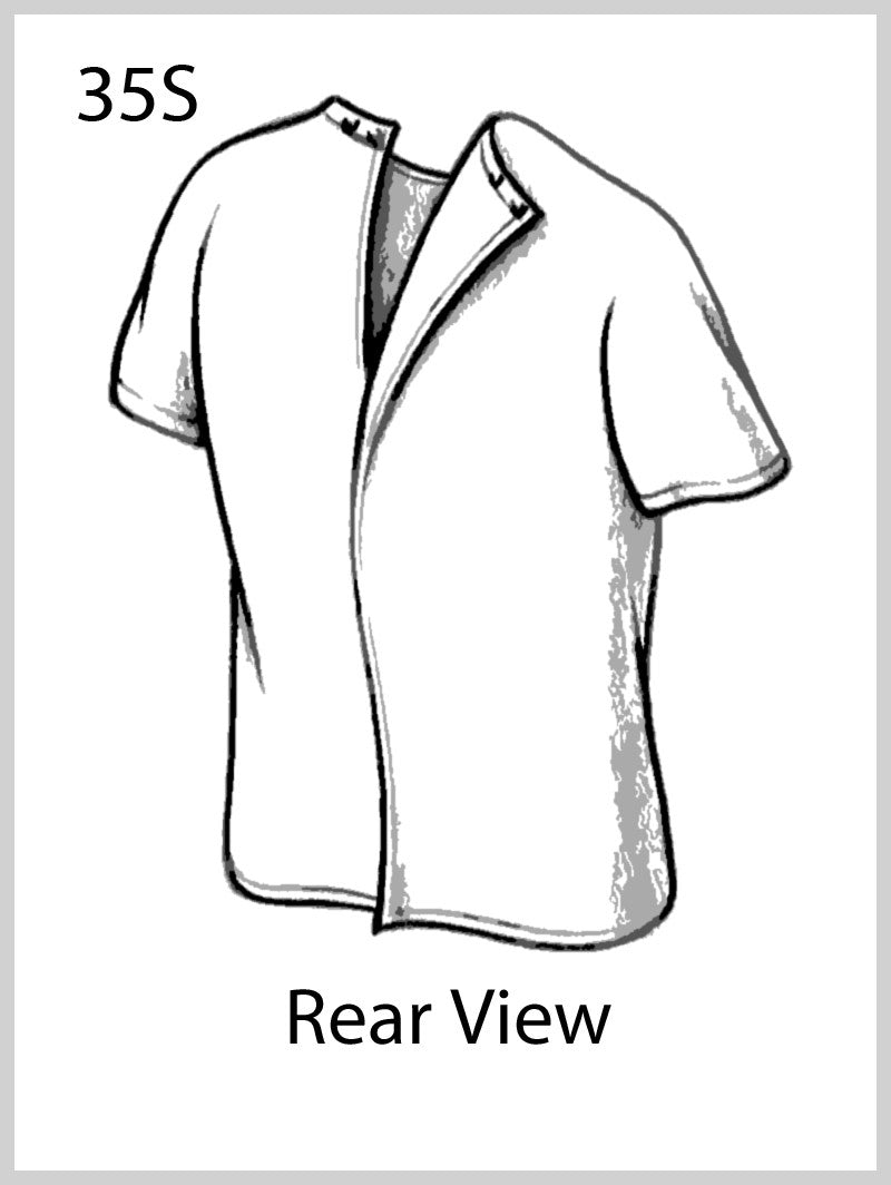 Men's Crew Neck Snap Back T-Shirt by Buck & Buck in White, and available in different sizes. This tops item is part of our t-shirts collection.