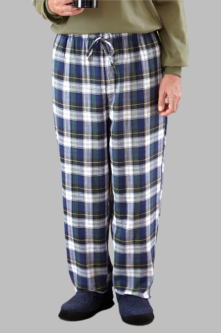 Men's Flannel PJ Bottoms by Buck & Buck in Black, and available in different sizes. This sleepwear item is part of our pajamas collection.