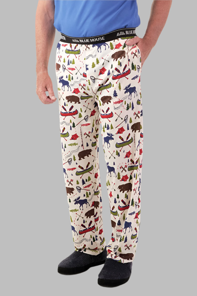 Men's Knit Pajama Bottoms by Buck & Buck, and available in different sizes. This sleepwear item is part of our pajamas collection.