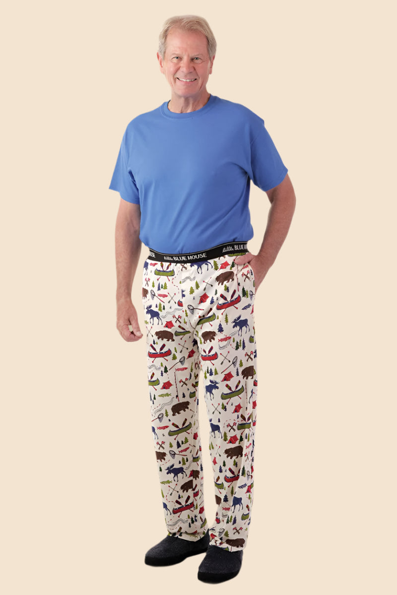 Men's Knit Pajama Bottoms by Buck & Buck, and available in different sizes. This sleepwear item is part of our pajamas collection.