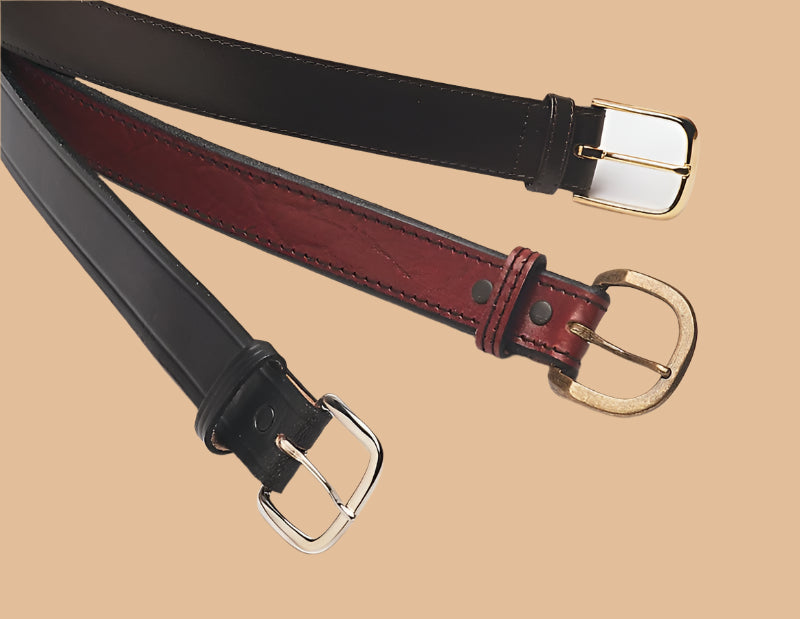Men's Leather Belt by Buck & Buck in Black, and available in different sizes. This accessories & home item is part of our belts collection.