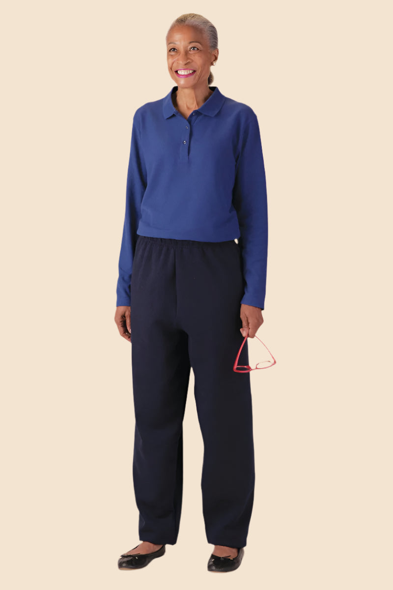 Women's Long Sleeve Polo Shirt by Buck & Buck, and available in different sizes. This tops item is part of our polos collection.