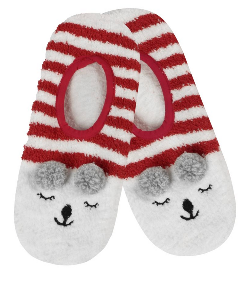 Non-Skid Ankle Socks by Snoozies in the mouse design and available only in a one-size option. This socks & hosiery item is part of our ankle socks collection.