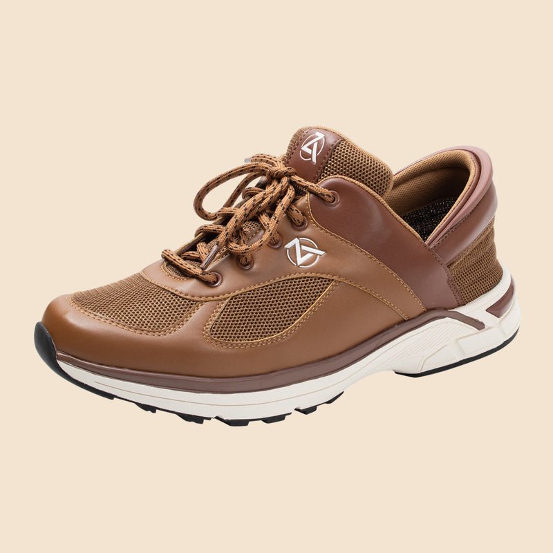 Zeba® Hands Free Men's Sneakers by Zeba Shoes in Brown, and available in different sizes. This footwear item is part of our sneakers collection.