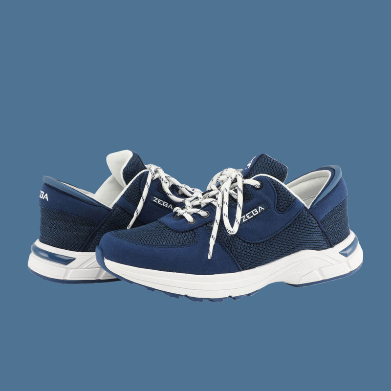 Zeba® Hands Free Men's Sneakers by Zeba Shoes in Royal Navy, and available in different sizes. This footwear item is part of our sneakers collection.