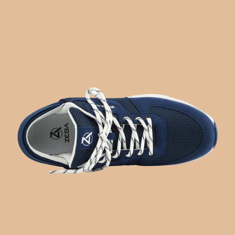 Zeba® Hands Free Men's Sneakers by Zeba Shoes in Royal Navy, and available in different sizes. This footwear item is part of our sneakers collection.