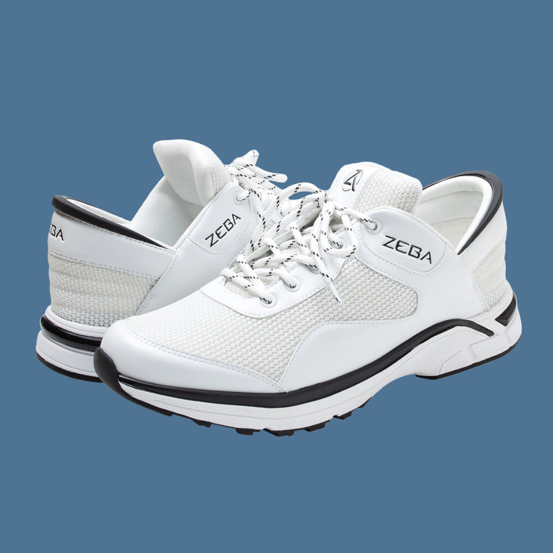 Zeba® Hands Free Men's Sneakers by Zeba Shoes in White, and available in different sizes. This footwear item is part of our sneakers collection.