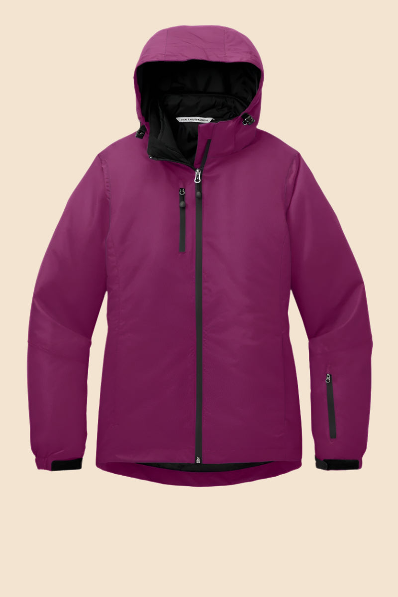 Vortex Waterproof Winter Jacket for women by Buck & Buck in Berry, and available in different sizes. This outerwear & layering item is part of our puffer jackets collection.