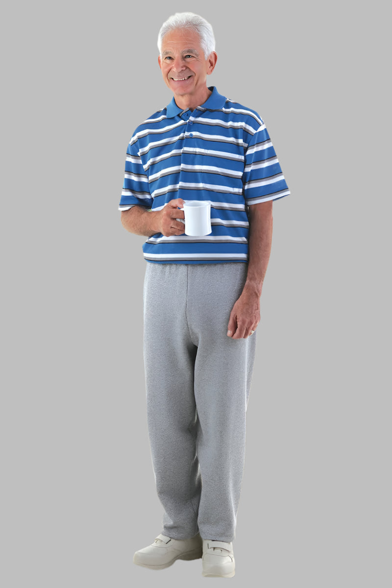 Men's Short Sleeve Polo Jumpsuit by Buck & Buck, and available in different sizes. This one-piece garments item is part of our one-pieces collection.