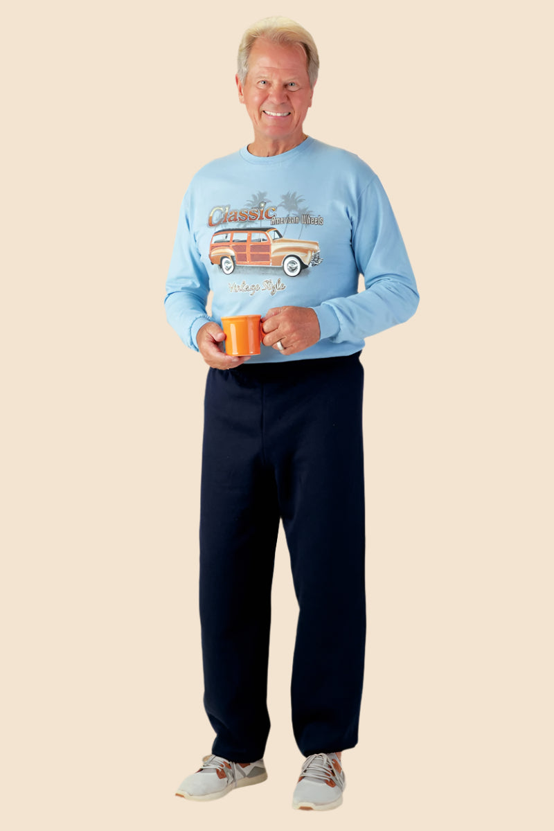 Men's Printed Long Sleeve T-Top Jumpsuit by Buck & Buck, and available in different sizes. This one-piece garments item is part of our one-pieces collection.