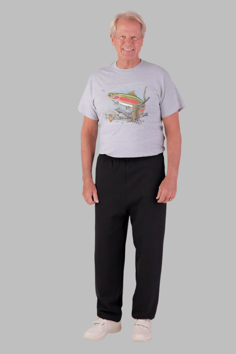Men's Printed Short Sleeve T-Top Jumpsuit by Buck & Buck, and available in different sizes. This one-piece garments item is part of our one-pieces collection.