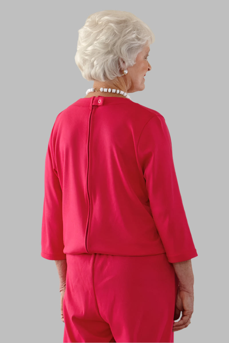 Basic Capri Perfect-Fit Jumpsuit for women by Buck & Buck in Purple, and available in different sizes. This one-piece garments item is part of our one-pieces collection.