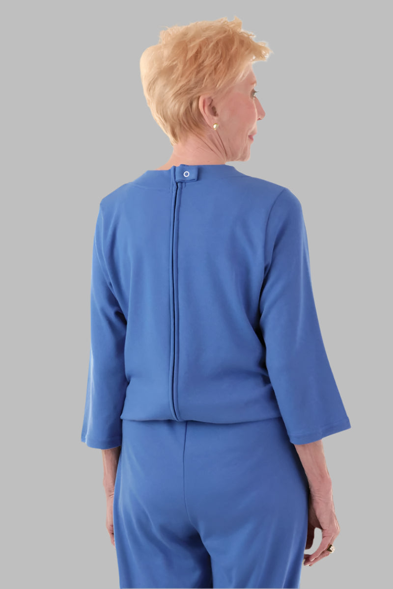 Women's Basic Perfect-Fit Jumpsuit by Buck & Buck in Royal, and available in different sizes. This one-piece garments item is part of our one-pieces collection.