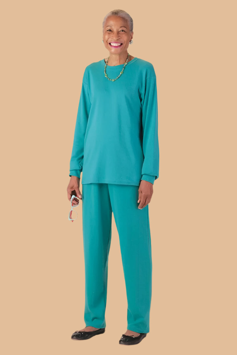 Women's Long Sleeve Adaptive Knit Set by Buck & Buck, and available only in a one-size option. This bundles item is part of our outfit sets collection.