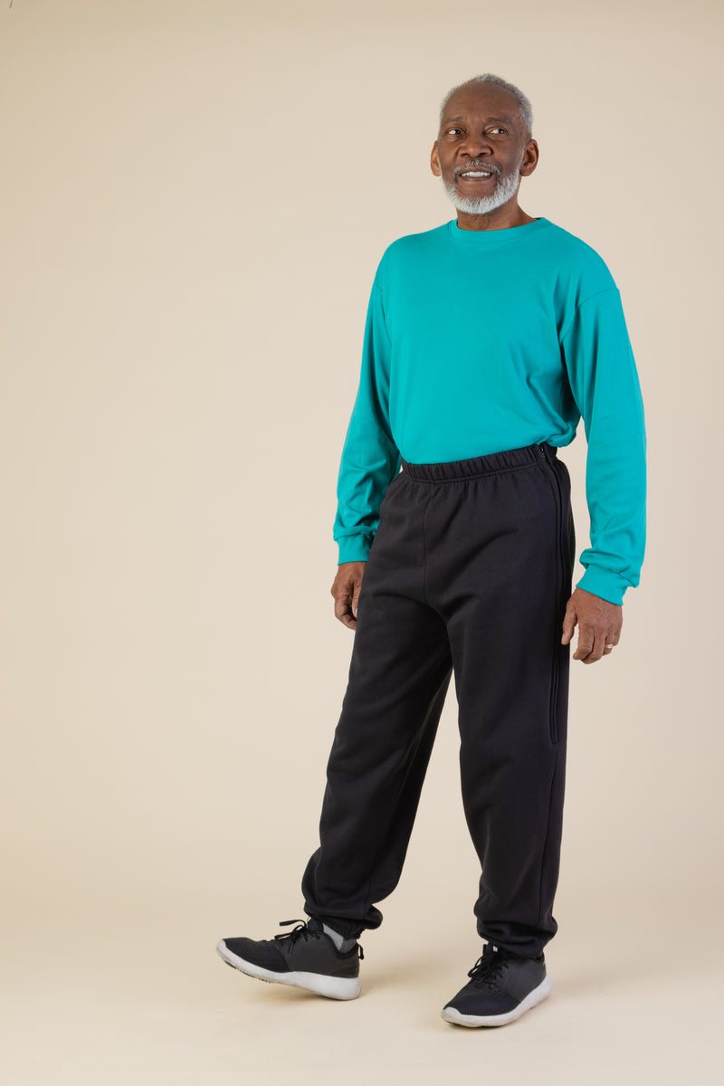 Men's Long Sleeve Solid wrap back T-Shirt by Buck & Buck in jade, and available in different sizes. This tops item is part of our t-shirts collection.