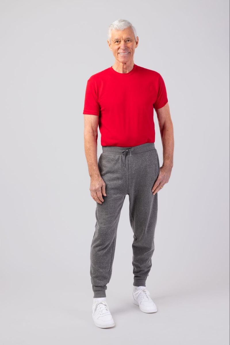 Men's Short Sleeve Solid T-Shirt by Buck & Buck in red, and available in different sizes. This tops item is part of our t-shirts collection.