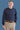 Men's Long Sleeve Solid Snap Back T-Shirt