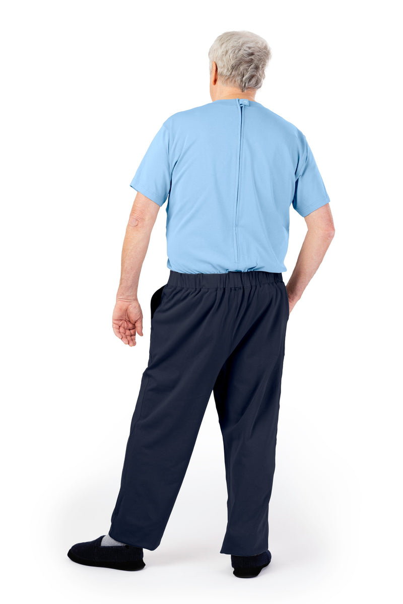 Men's Short Sleeve Jumpsuit by Buck & Buck in Blue Top/Navy Pants, and available in different sizes. This one-piece garments item is part of our one-pieces collection.