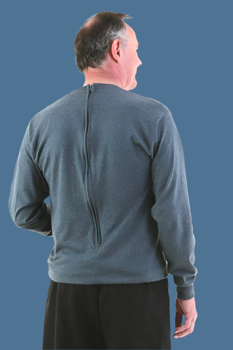 Men's Long Sleeve Basic T-Top Jumpsuit by Buck & Buck in Charcoal Top/Black Pants, and available in different sizes. This one-piece garments item is part of our one-pieces collection.