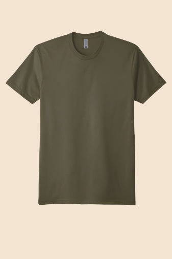 Women's Light Weight Short Sleeve T-Shirt by Buck & Buck in Olive, and available in different sizes. This tops item is part of our t-shirts collection.