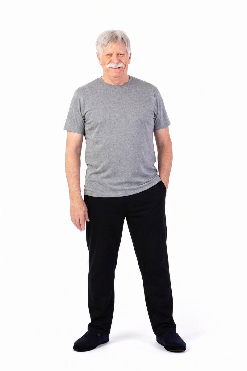 Men's Light Weight Short Sleeve T-Shirt by District in gray, and available in different sizes. This tops item is part of our t-shirts collection.