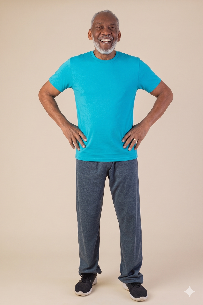 Men's Light Weight Short Sleeve T-Shirt by District in turquoise, and available in different sizes. This tops item is part of our t-shirts collection.