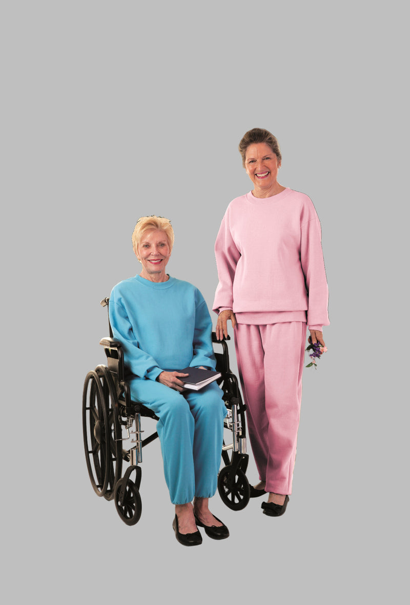 Women's Basic Adaptive Sweatsuit by Buck & Buck, and available only in a one-size option. This bundles item is part of our outfit sets collection.