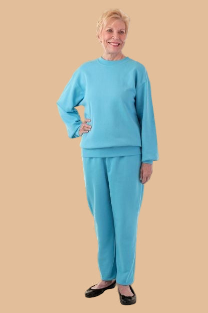 Women's Basic Adaptive Sweatsuit by Buck & Buck, and available only in a one-size option. This bundles item is part of our outfit sets collection.