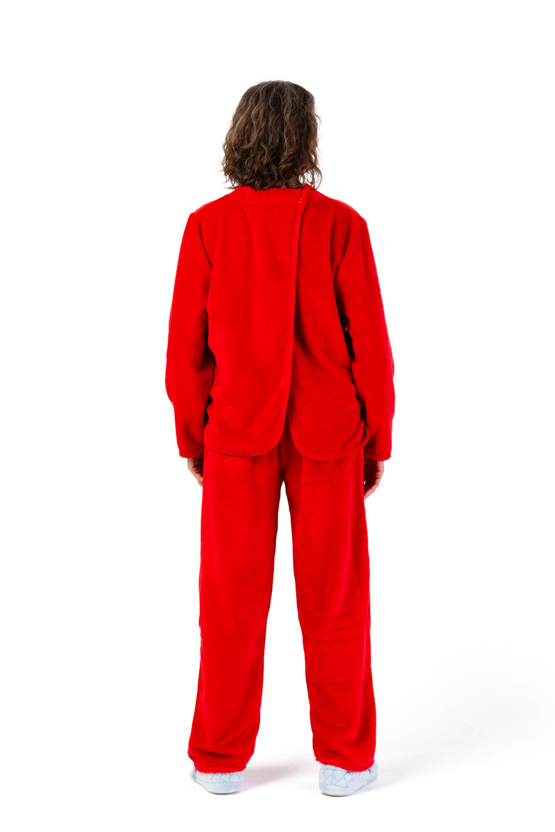 V-Neck So-Soft Wrap Back Top for women by Buck & Buck in red, and available in different sizes. This tops item is part of our clothing tops collection.