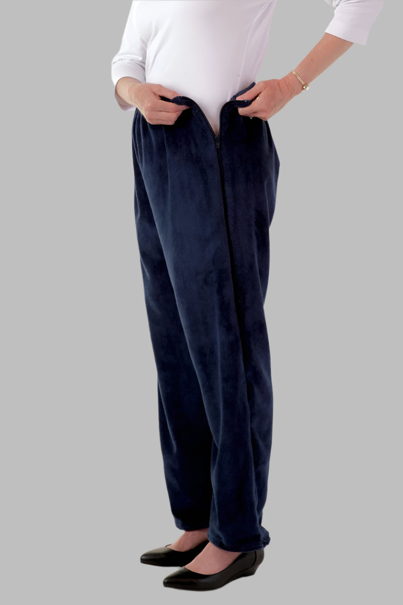 Women's So-Soft Side Zip Pants by Buck & Buck, and available in different sizes. This bottoms item is part of our activewear pants collection.