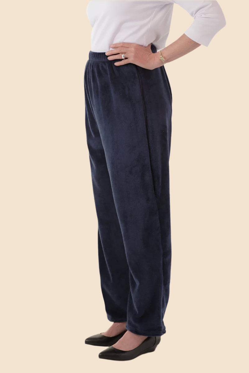 Women's So-Soft Side Zip Pants by Buck & Buck, and available in different sizes. This bottoms item is part of our activewear pants collection.