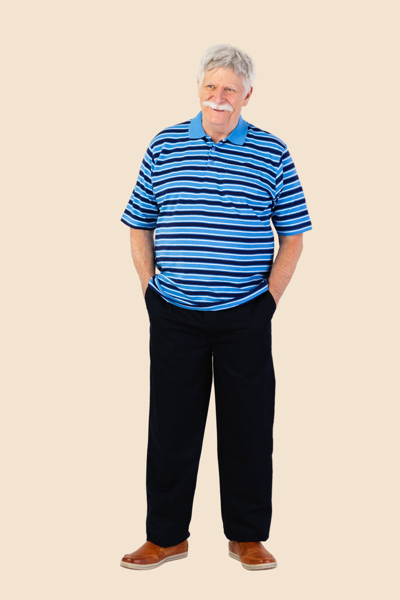 Men's Short Sleeve Polo Style Set by Buck & Buck, and available only in a one-size option. This bundles item is part of our outfit sets collection.