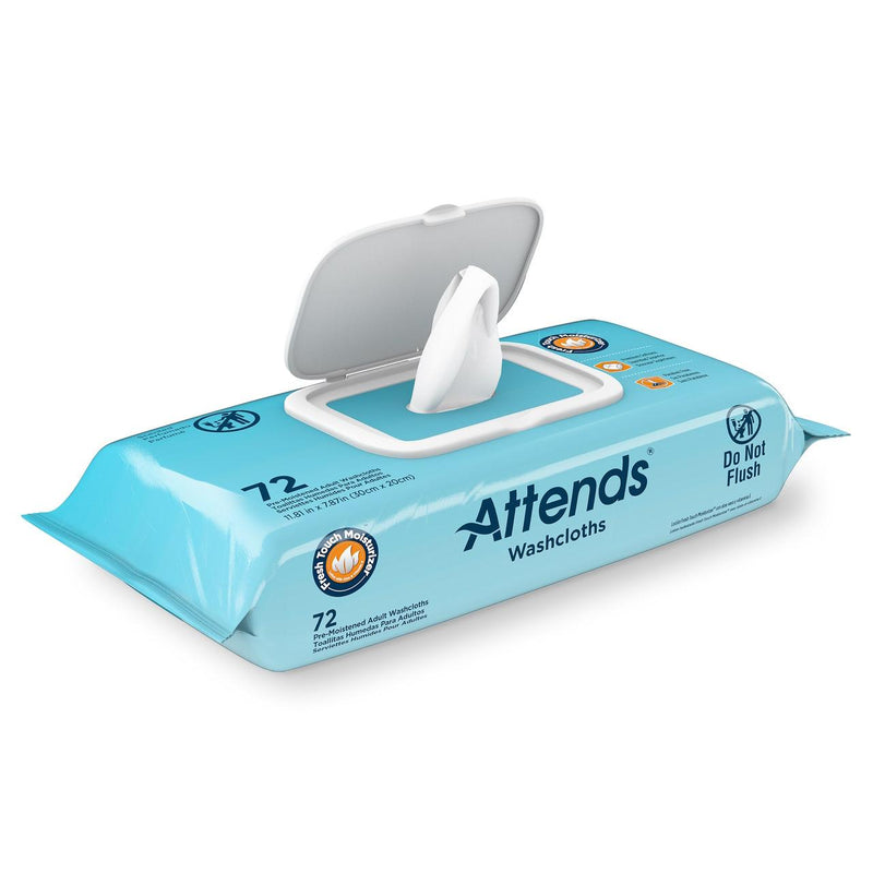 Attends Adult Washcloths by LL Medico, and available only in a one-size option. This accessories & home item is part of our hygienic wipes collection.