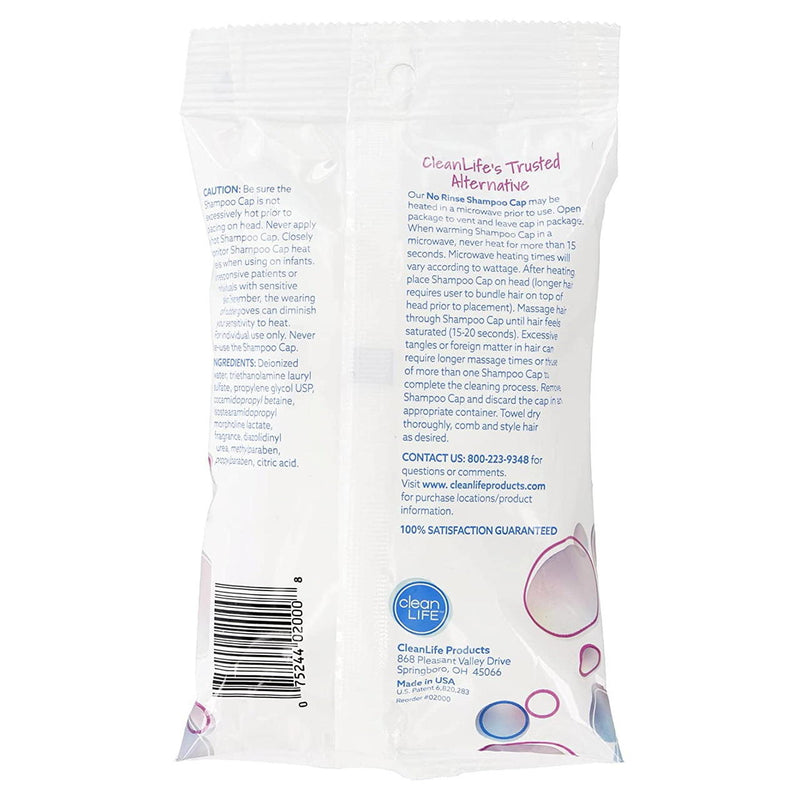 CleanLife No Rinse Shampoo Cap by LL Medico, and available only in a one-size option. This accessories & home item is part of our shampoo collection.