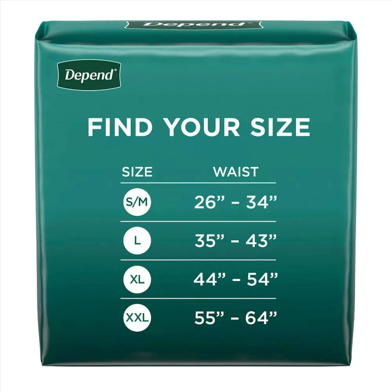 Depend Fresh Protection Underwear for Men by LL Medico, and available only in a one-size option. This undergarments item is part of our adult diapers collection.