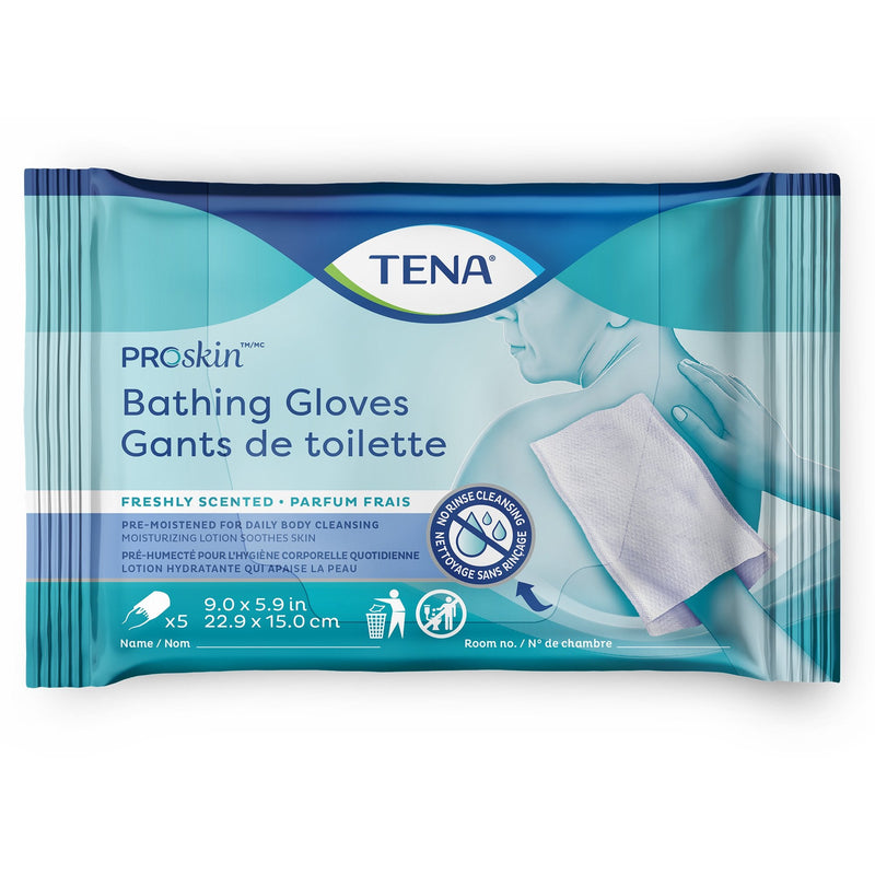 TENA ProSkin Unisex Bathing Glove by LL Medico, and available only in a one-size option. This accessories & home item is part of our hygienic wipes collection.
