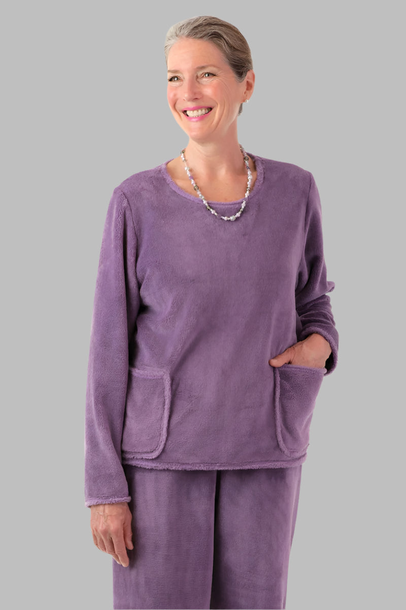 So-Soft Pocketed Top for women by Buck & Buck, and available in different sizes. This tops item is part of our sweaters collection.