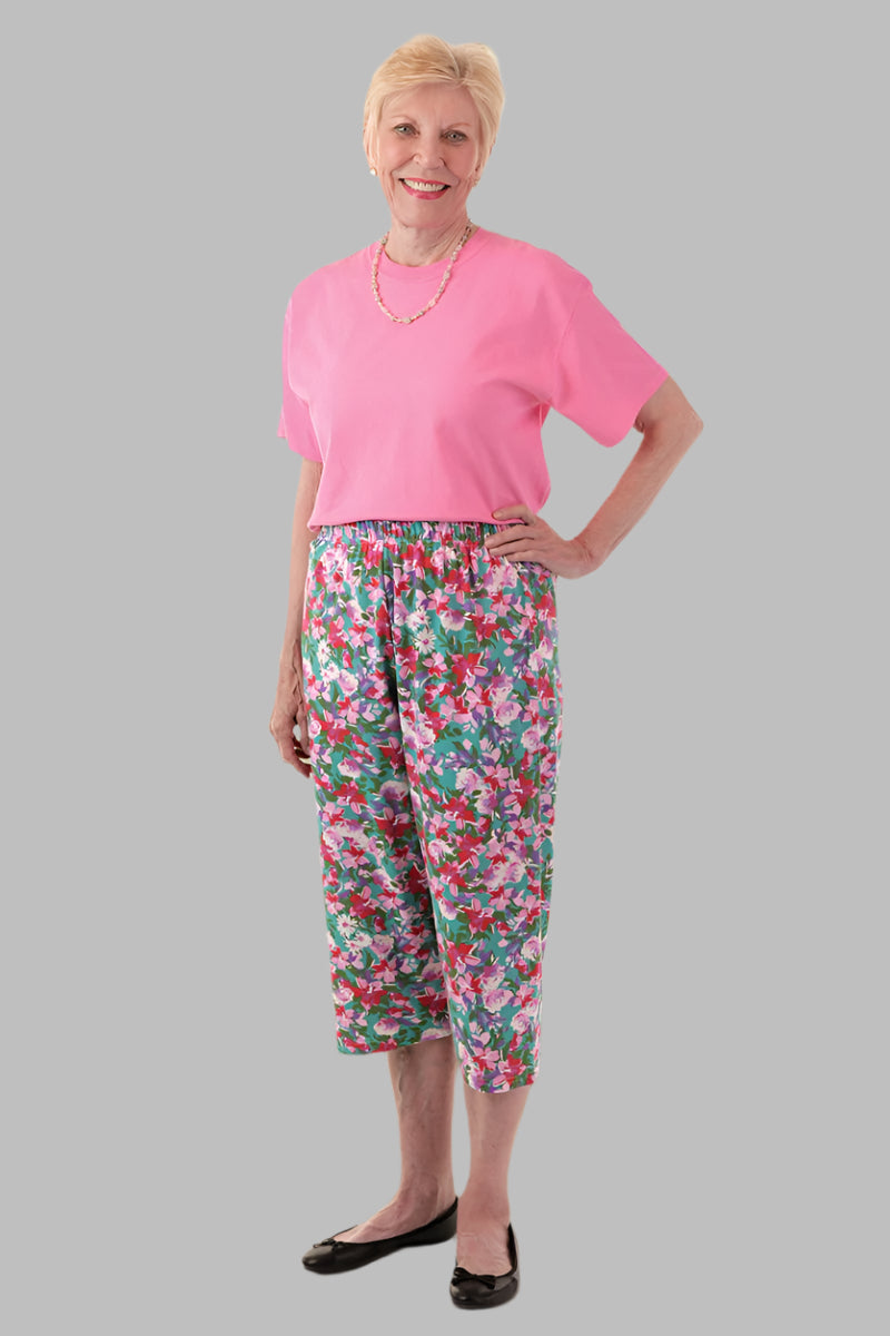 Women's Solid T Capri Set by Buck & Buck, and available only in a one-size option. This bundles item is part of our outfit sets collection.
