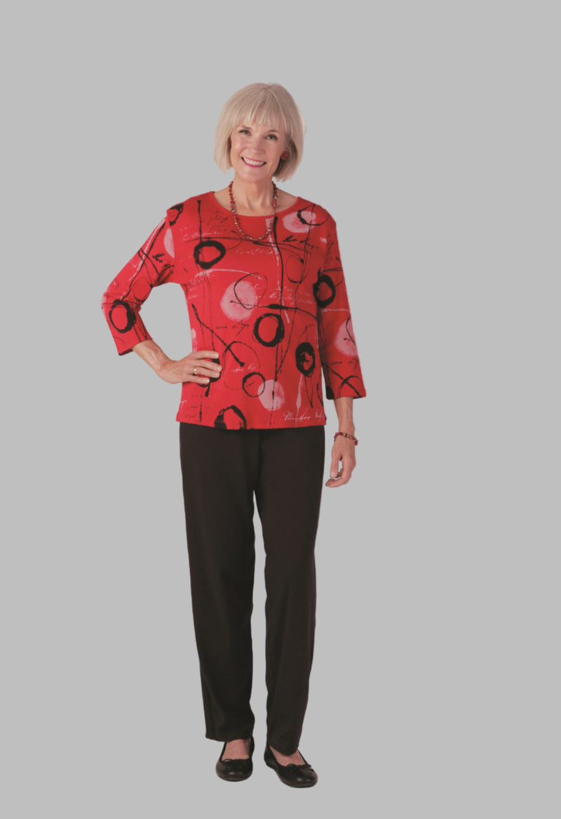 Women's Block Print Knit Set by Buck & Buck, and available only in a one-size option. This bundles item is part of our outfit sets collection.