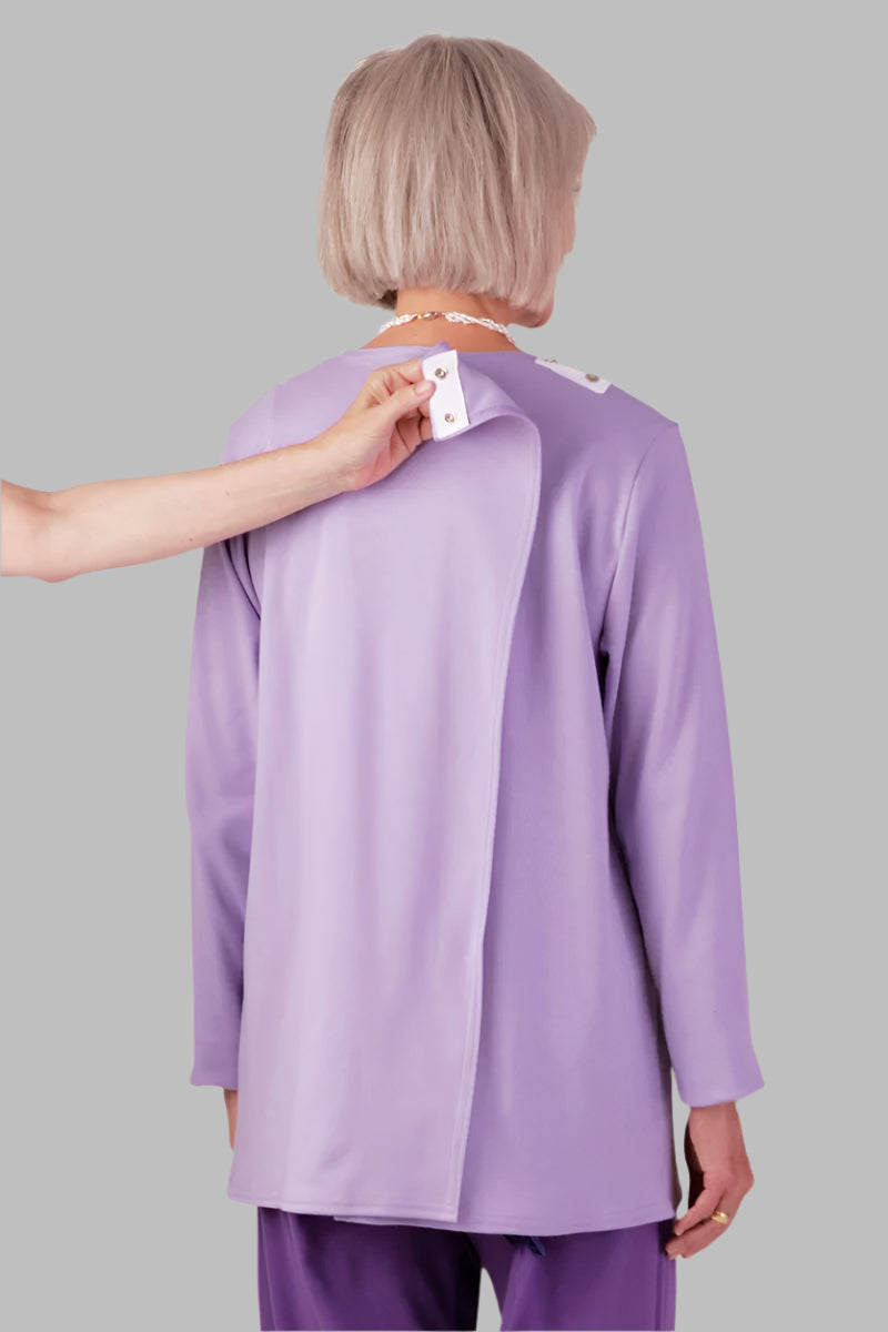 Long Sleeve Printed Wrap Back T-Shirt for women by Buck & Buck in Pink, and available in different sizes. This tops item is part of our t-shirts collection.